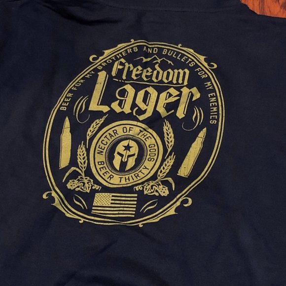 New Howitzer MFG Freedom Lager Hooded Sweatshirt M - Picture 3 of 10